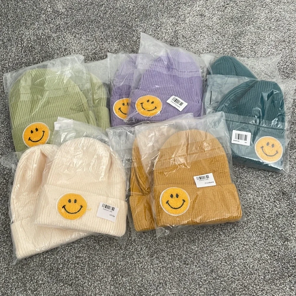 Smiley Face Beanie